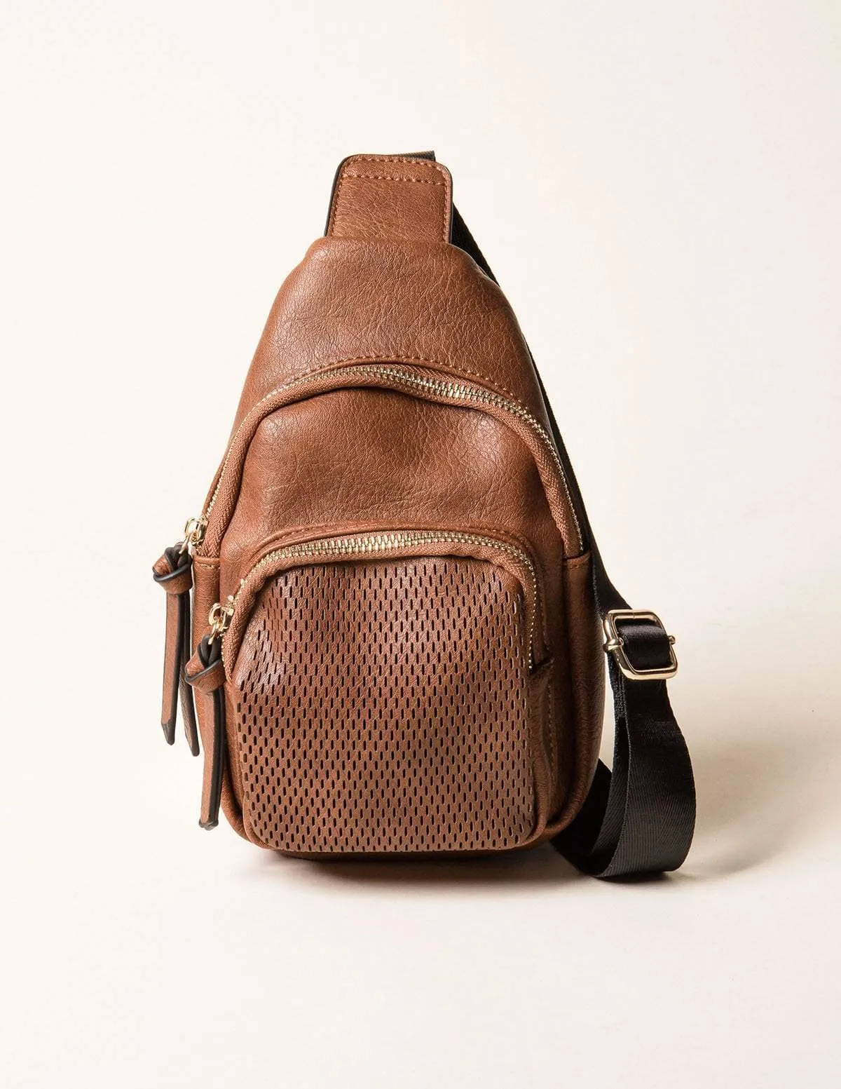 Vegan Leather Crossbody Bag