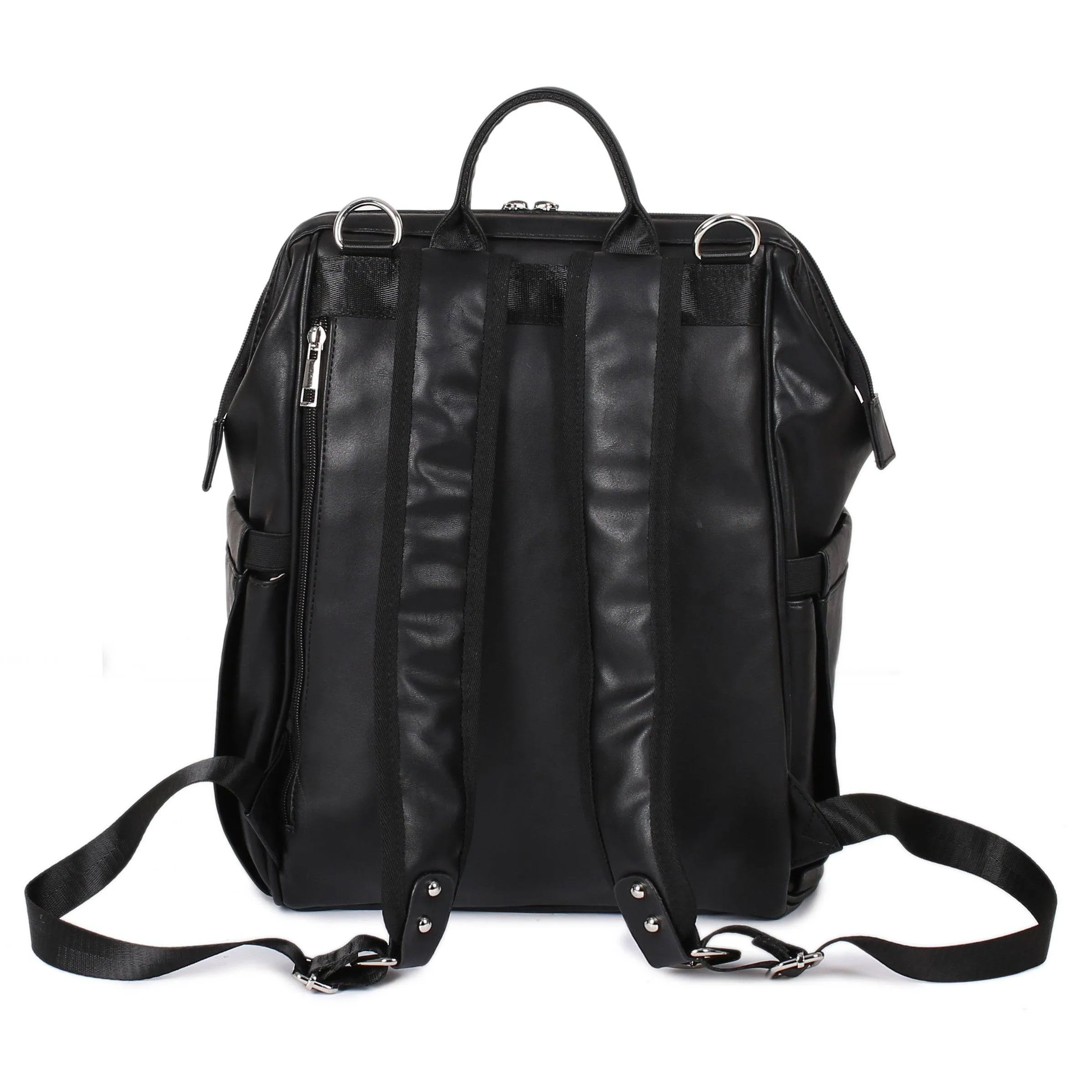 Vintage Diaper Backpack | Black