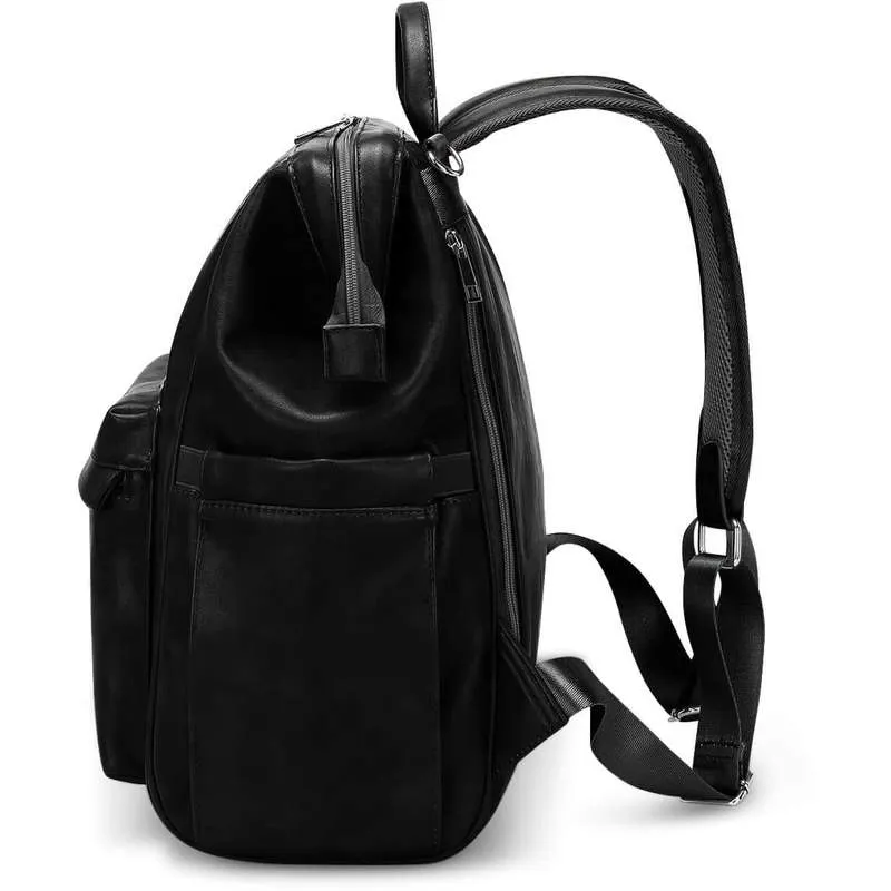 Vintage Diaper Backpack | Black