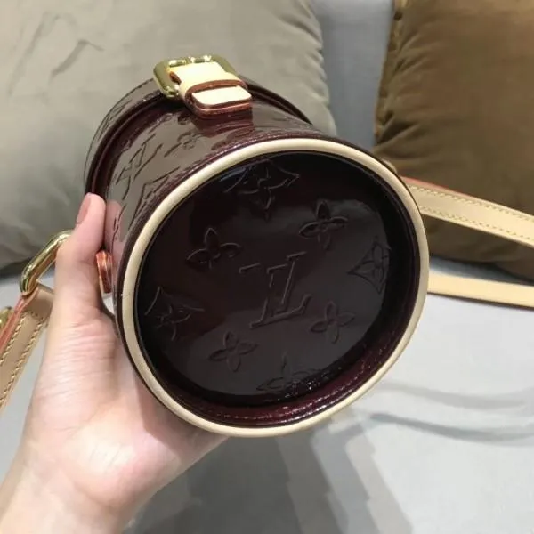 Vintage Monogram Vernis Mini Container Bag Burgundy 2019