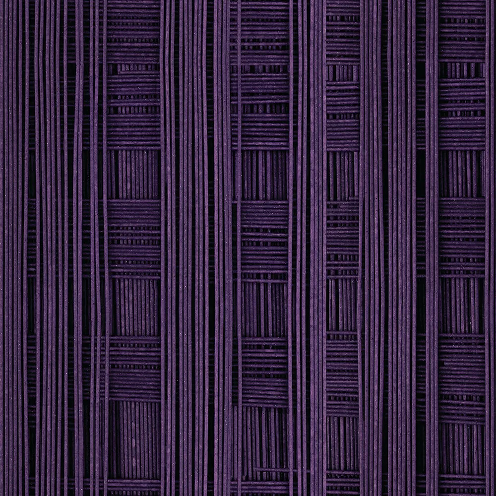 Violet Strands Peel & Stick Removable Fabric Wallpaper - Designed by Michigan Artists