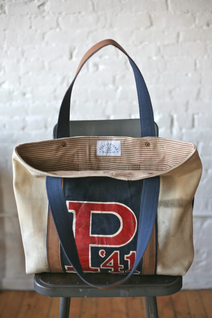 WWII era Canvas & 1950's era Denim Apron Carryall